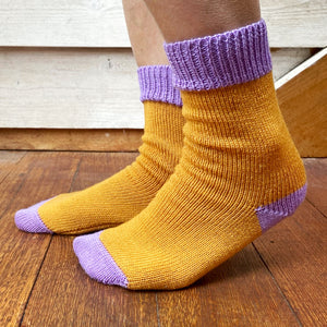 Violet Crumble House Socks